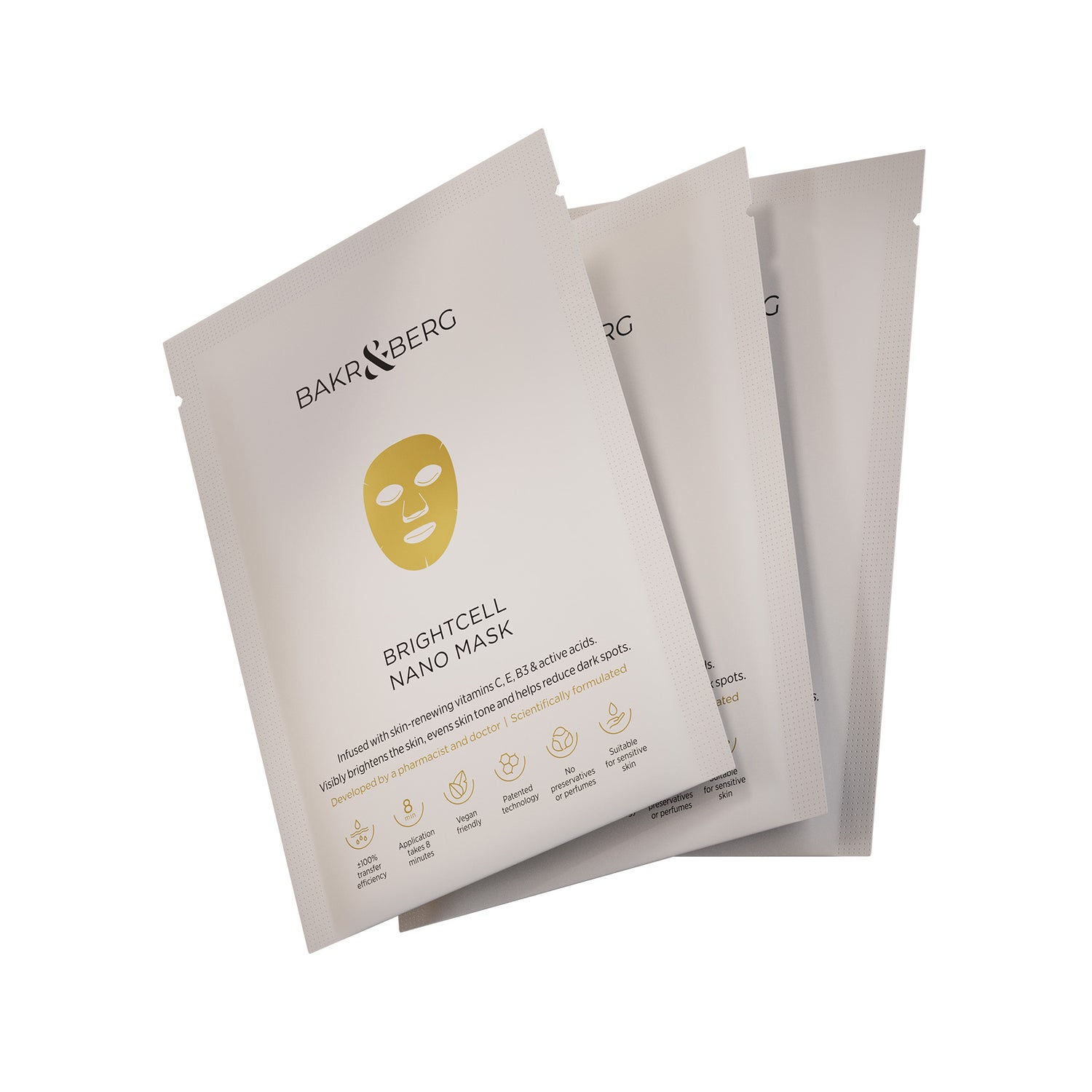Brightening Nano Sheet Mask Set 3x