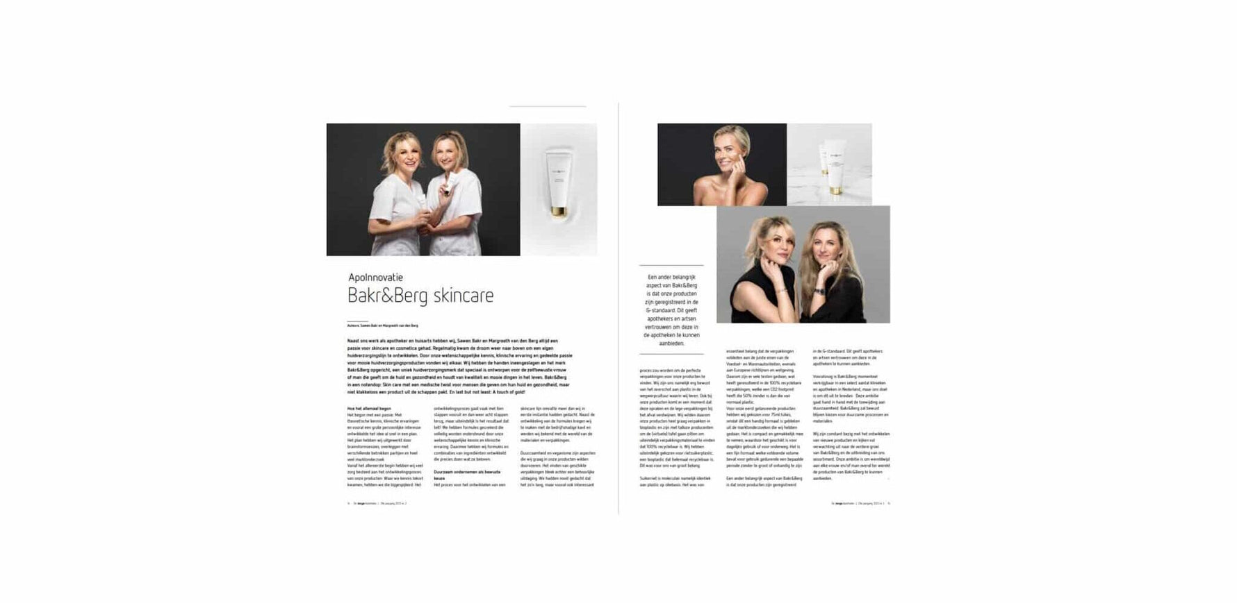 BAKR&BERG in Vereniging van Jonge Apothekers Magazine